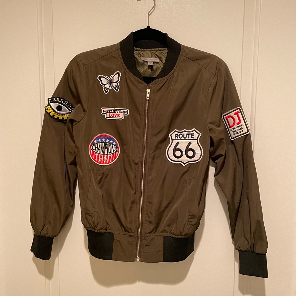 Casting LA Aviator Style Bomber Jacket, Size Small